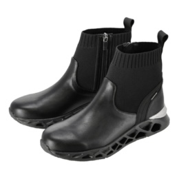 ELLE SPORT BLACK LABEL ニットショートブーツ
