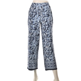 Denim & Co フルレングスビーチワイドパンツ