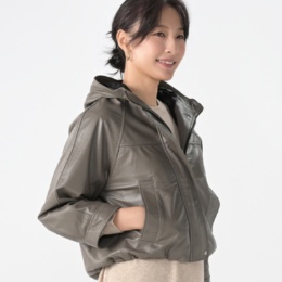 LEATHER Edition バルーンパーカー