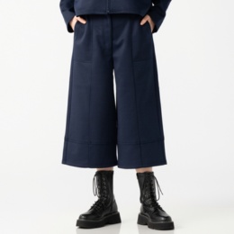 MASAGO ハイゲージダンボールニットワイドパンツ