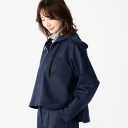 MASAGO ハイゲージダンボールニットフーディージャケット