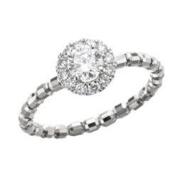 ナミビア産ダイヤモンドPT950ストレッチリング0.3ctUP