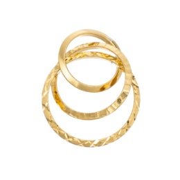 純金 トリプルサークルスタイル マルチway ペンダントヘッド