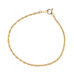 純金 トリプルラインチェーン ブレスレット