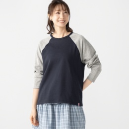  PERSONS ラグランスリーブリバーシブルTシャツ