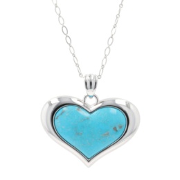 越田雅哉 ターコイズハートペンダント