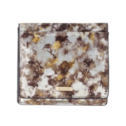 BARCOS ペイントレザー折財布