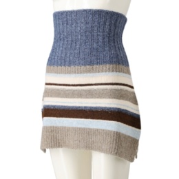 ルナジュメール 吸湿発熱糸なめらかニットボディウォーマ-