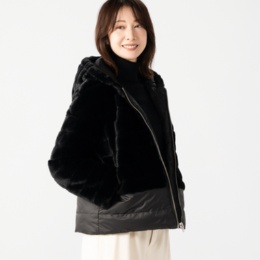 インベルナーレ ダウンエコファーリバーシブルジャケット