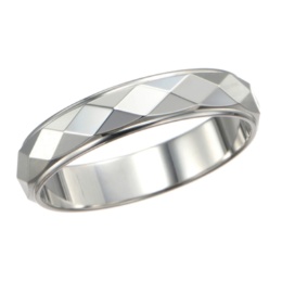 マエストロ 純プラチナ ファセットカット デザインリング