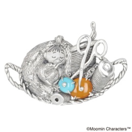 ムーミン シルバー925おやすみリトルミイブローチ