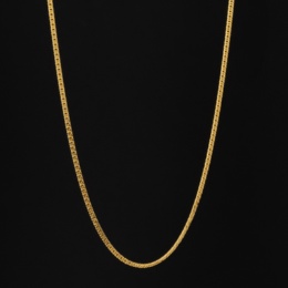  マエストロ 純金 ダブル喜平 フラットカットチェーン ネックレス