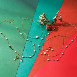 JinkaNezu 淡水パールジュエリー 豪華3点セット