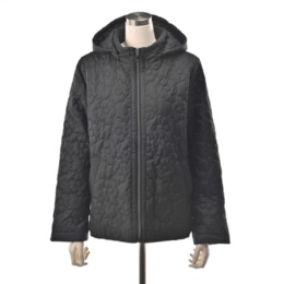  タカシマヤスタイルプリュ 花柄キルト中綿ジャケット