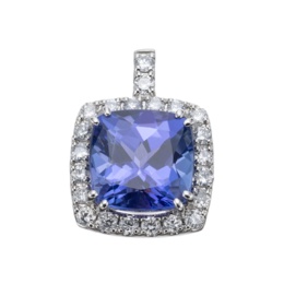  タンザナイト PTペンダントヘッド1.0ctUP [AAAAAカラー]