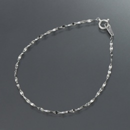 純プラチナ ファンタジアペタルチェーンブレスレット