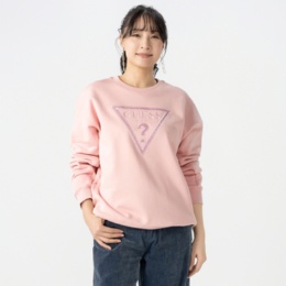 GUESS トライアングルグリッタースウェットシャツ