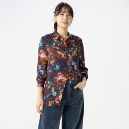 GUESS 長袖プリントシャツ