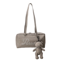 PERSONS チャーム付きショルダーバッグ