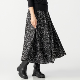 GRC レオパード柄ギャザースカート