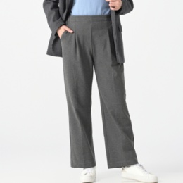 グンゼサブリナ裏起毛ストレッチワイドパンツ ネット限定