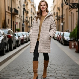 Grace Edit エコファーリバーシブルコート