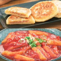 李朝園 ホットック3個入×3個＋トッポギ2袋セット