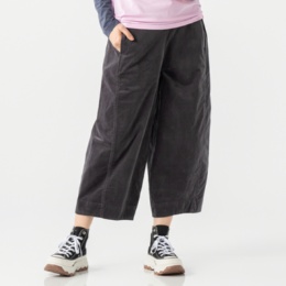 KiKKi モールスキンコクーンシルエットパンツ