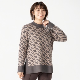 MASAGO フクレダブルジャガードプルオーバー