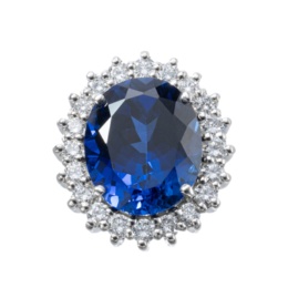  ラボグロウンサファイヤPT950ペンダントヘッド6.0ctUP