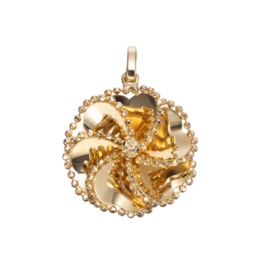  マエストロ 18KYG エレガントフラワーペンダントヘッド