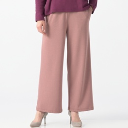 Ciel Lavie 伸び伸び裏シャギーワイドパンツ