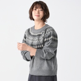 EDDIE BAUER ジャガードニット