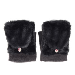 レイクアルスター シェニール織くるみフェイクファー2WAY手袋