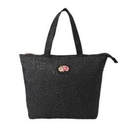 レイクアルスター シェニール織ワッペンローズ型押しテサゲバッグ