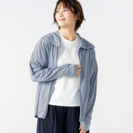 ミズノ 着る木陰COOL 遮熱レディースパーカー