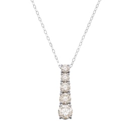  Dialuce PT950 ダイヤアイラインペンダント 計0.5ctUP