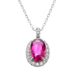 ピジョンブラッド非加熱ルビー PTペンダント 1.0ctUP