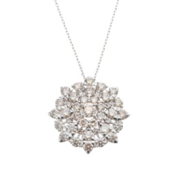 Dialuce PT950 ダイヤモンド ペンダント 計3.0ctUP