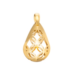 純金 フローラルドロップ ペンダントヘッド