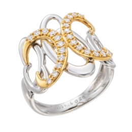 純金/純プラチナ ダイヤモンドエトワールデザイン リング