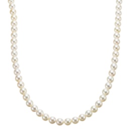 18KYG シャンパンカラーアコヤ真珠 ネックレス 5mm