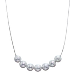 PT アコヤ真珠 ラインペンダント 6.5mm 真多麻