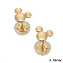 18K ディズニー「ミッキーマウス」ピアス