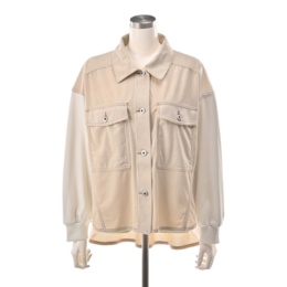  Re:Birth＋ コーデュロイコンビシャツプルオーバー