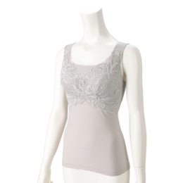 BRNYピース シルク混素肌しっとりハッピーバストキャミ