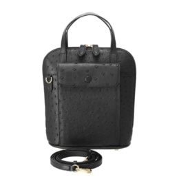 ロダニア オーストリッチオーバルデザイン2WAYショルダーバッグ