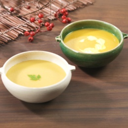 なだ万 老舗料亭のポタージュ仕立ての和風スープ