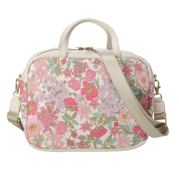 IMリバティプリント ショルダー付きミニボストンバッグ