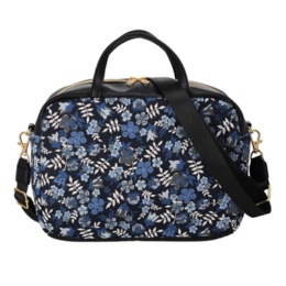 IMリバティプリント ショルダー付きミニボストンバッグ